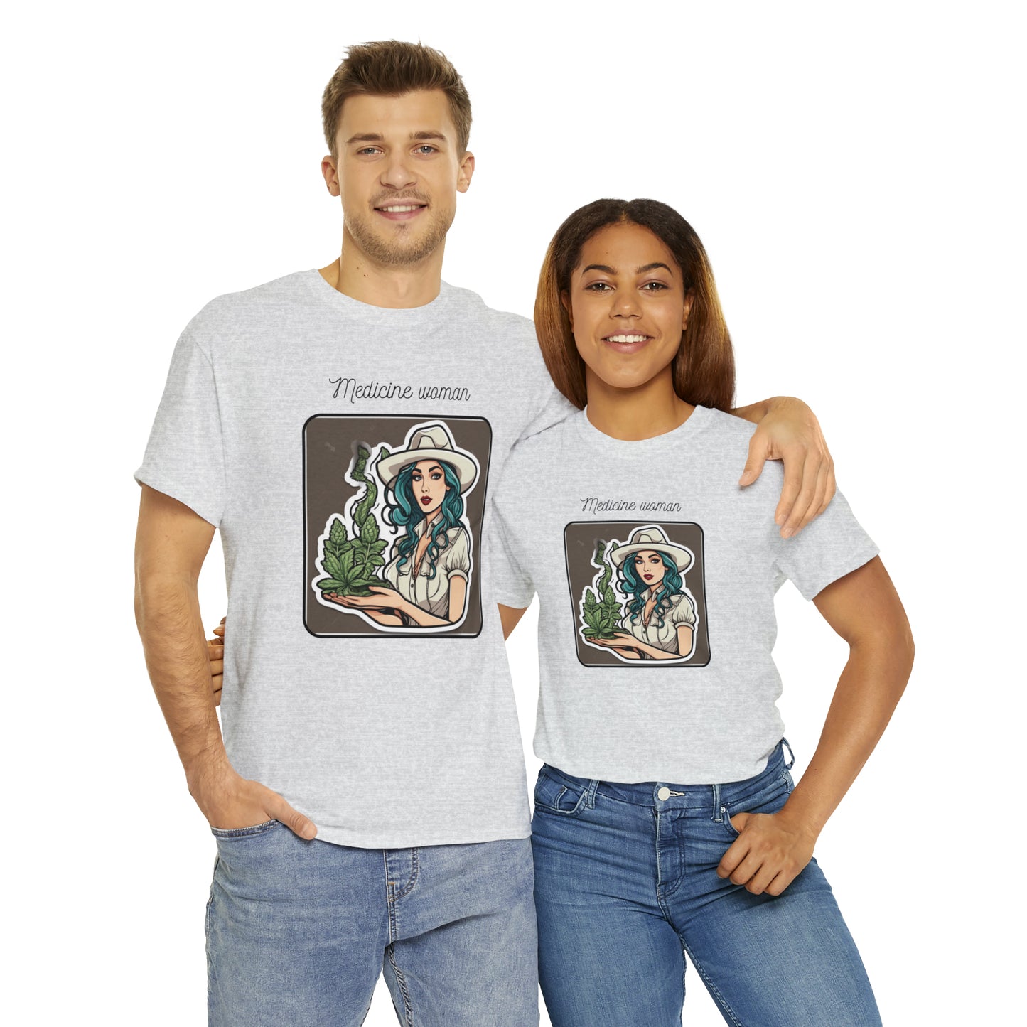 Unisex Heavy Cotton Tee Cannabis Enthusiast Series Dope AF
