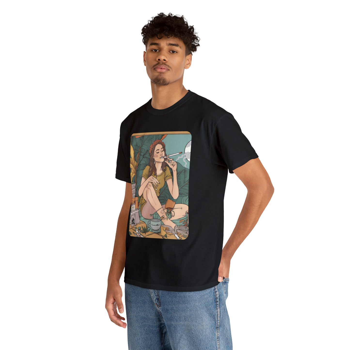Unisex Heavy Cotton Tee Cannabis Enthusiast Series No. 2