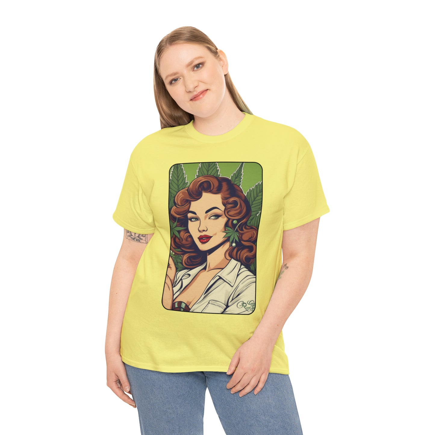 Unisex Heavy Cotton Tee Cannabis Enthusiast No. 10